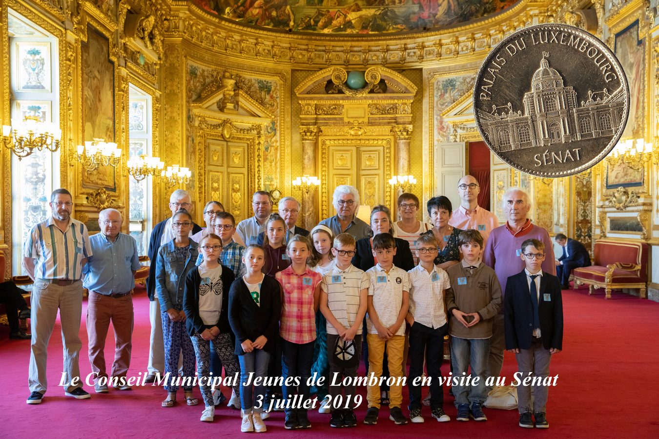 Visite du sénat 3 juillet 2019